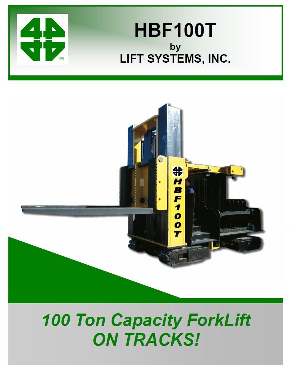 HBF100T - 100 Ton Forktruck on tracks - PG1
