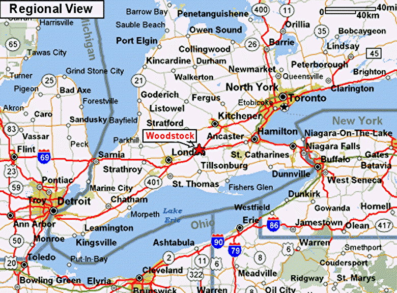 Regional View Map